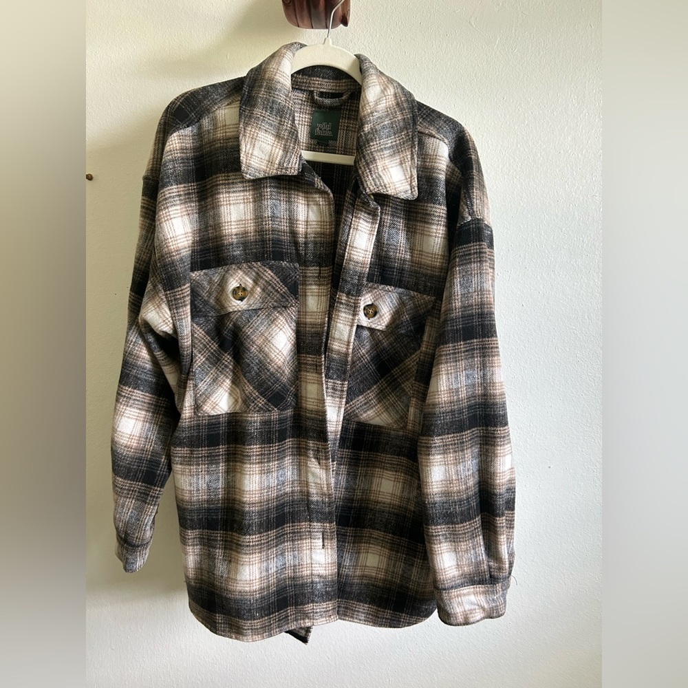 Warm flannel jacket!